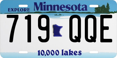 MN license plate 719QQE