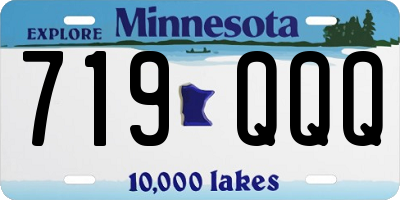 MN license plate 719QQQ