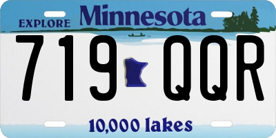 MN license plate 719QQR