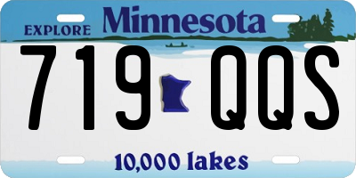 MN license plate 719QQS