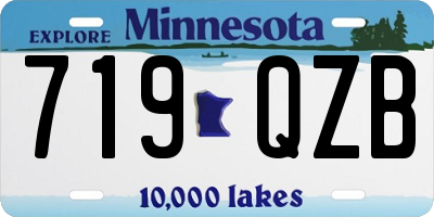 MN license plate 719QZB