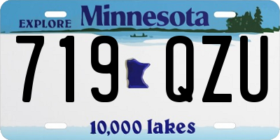 MN license plate 719QZU