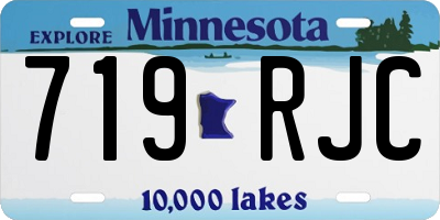 MN license plate 719RJC