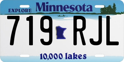 MN license plate 719RJL