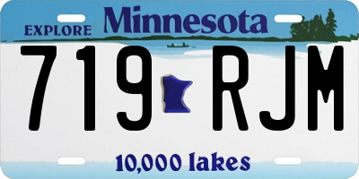 MN license plate 719RJM
