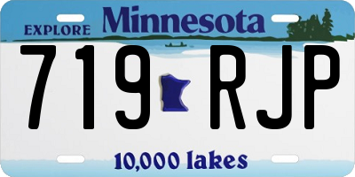 MN license plate 719RJP