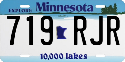 MN license plate 719RJR