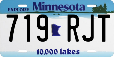 MN license plate 719RJT