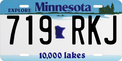 MN license plate 719RKJ
