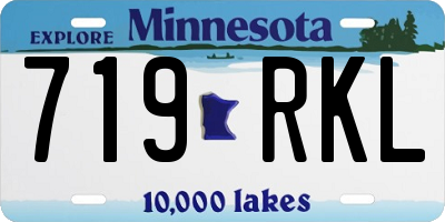 MN license plate 719RKL
