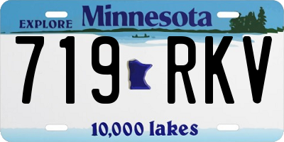 MN license plate 719RKV