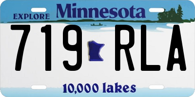 MN license plate 719RLA