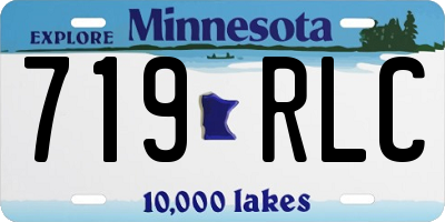 MN license plate 719RLC
