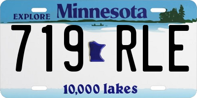 MN license plate 719RLE