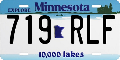 MN license plate 719RLF