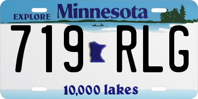 MN license plate 719RLG