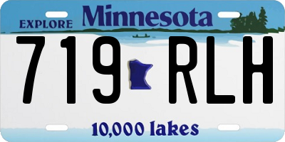 MN license plate 719RLH