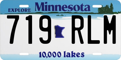 MN license plate 719RLM