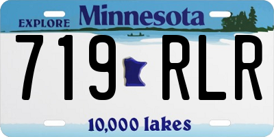 MN license plate 719RLR