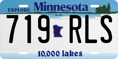 MN license plate 719RLS