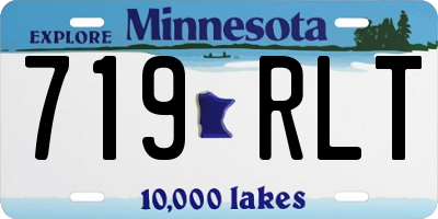 MN license plate 719RLT