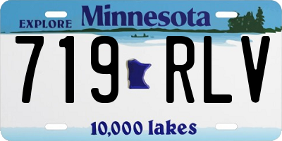 MN license plate 719RLV