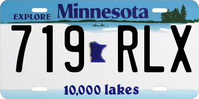 MN license plate 719RLX