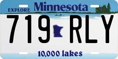 MN license plate 719RLY