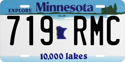 MN license plate 719RMC