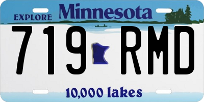 MN license plate 719RMD
