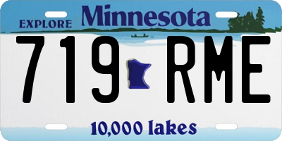 MN license plate 719RME