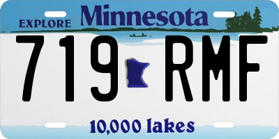 MN license plate 719RMF