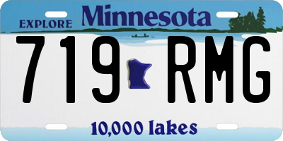 MN license plate 719RMG