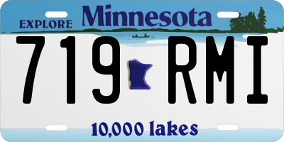 MN license plate 719RMI