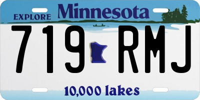 MN license plate 719RMJ