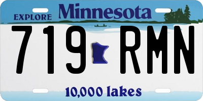 MN license plate 719RMN