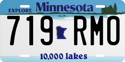 MN license plate 719RMO