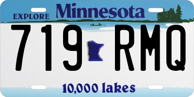 MN license plate 719RMQ