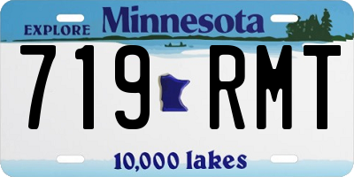 MN license plate 719RMT