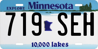 MN license plate 719SEH