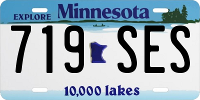 MN license plate 719SES