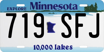 MN license plate 719SFJ