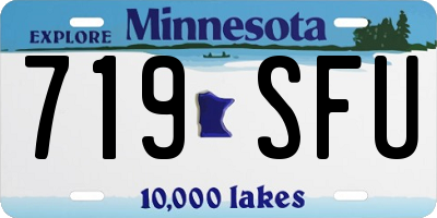 MN license plate 719SFU