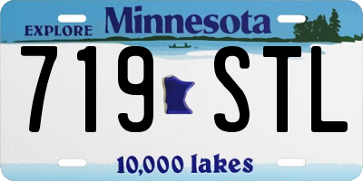MN license plate 719STL