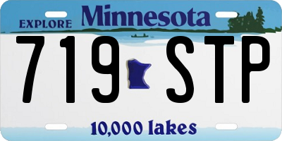MN license plate 719STP