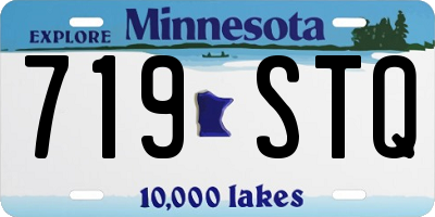 MN license plate 719STQ
