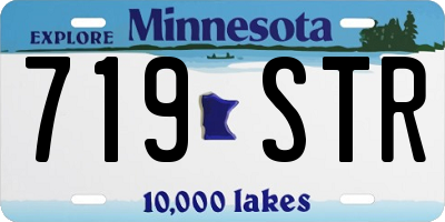 MN license plate 719STR