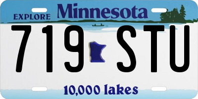 MN license plate 719STU