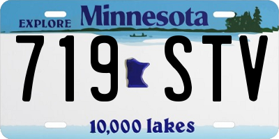 MN license plate 719STV