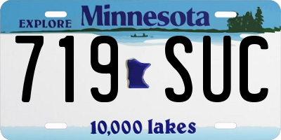 MN license plate 719SUC